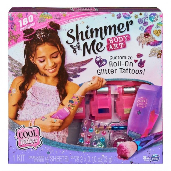 PROMO Cool Maker Shiny Tattoo Studio set with glitter and accessories p4 6061176 Spin Master