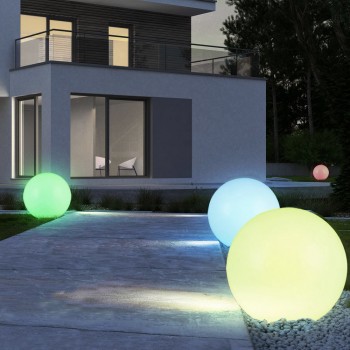 Garden LED Solar LED Free Lamp GB165 25x25x58cm balls, full color LED