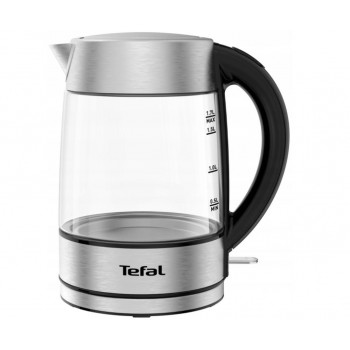 Tefal KI772D electric kettle 1.7 L 2400 W Stainless steel, Transparent