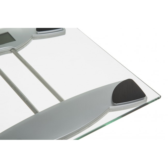 Adler AD 8124 Electronic personal scale Square Transparent