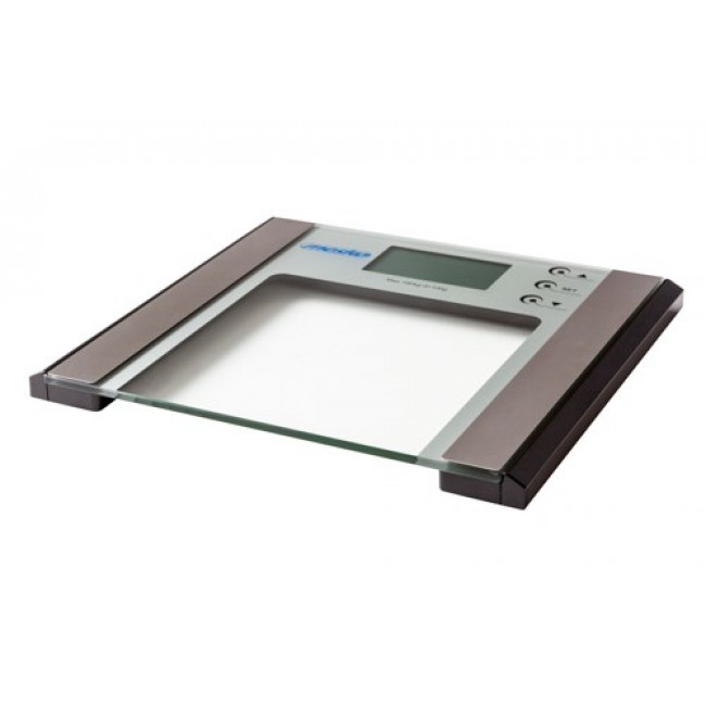 Adler MS 8146 personal scale Electronic personal scale Square Silver,Transparent