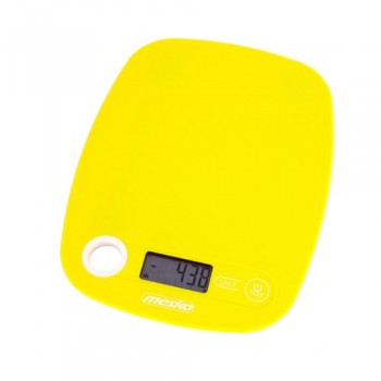 Mesko Home MS 3159y Yellow Countertop Rectangle Electronic kitchen scale