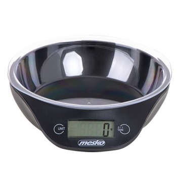 Adler MS 3164 kitchen scale Electronic kitchen scale Black Countertop Round