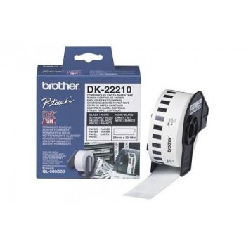 Brother DK-22210 - etiketter - Rulle (