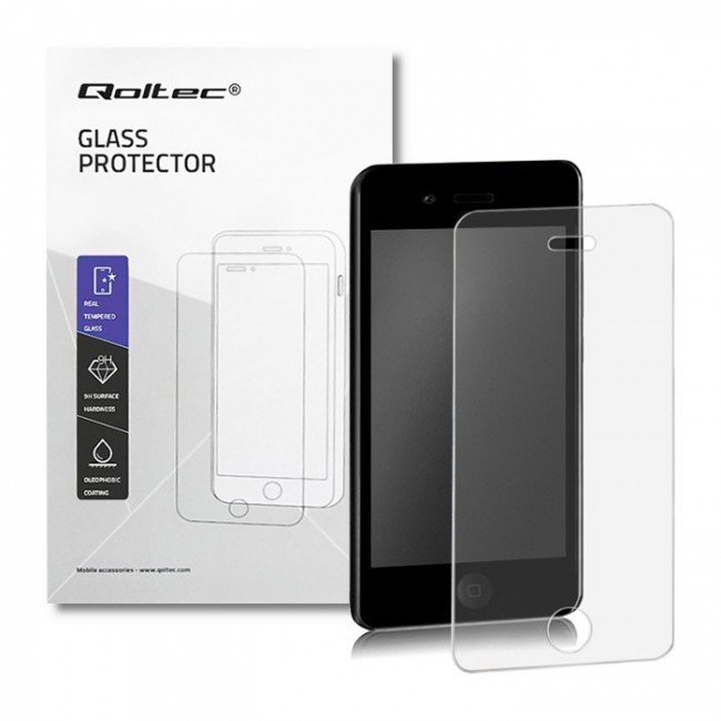 Qoltec 51159 screen protector Clear screen protector Mobile phone/Smartphone Apple 1 pc(s)
