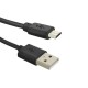 Qoltec USB-A - Micro USB-B 0.25 m USB cable USB 2.0 USB A Micro-USB B Black