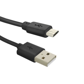 Qoltec USB-A - Micro USB-B 0.25 m USB cable USB 2.0 USB A Micro-USB B Black