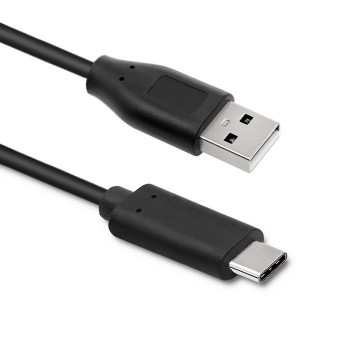Qoltec 50489 USB cable 1.5 m USB 2.0 USB A USB C Black