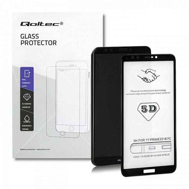 Qoltec 51587 screen protector Clear screen protector Mobile phone/Smartphone Huawei 1 pc(s)