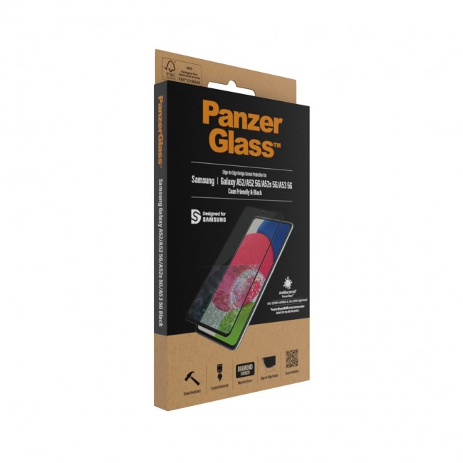 PanzerGlass Samsung Galaxy A52 | A52 5G | A52s 5G | A53 5G | Screen Protector Glass