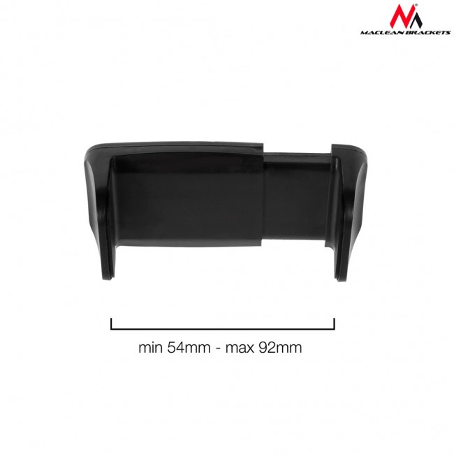 Maclean MC-734 holder Passive holder Mobile phone/Smartphone Black