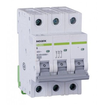 Miniature circuit breakers Noark Ex9BN 3P B25 100055