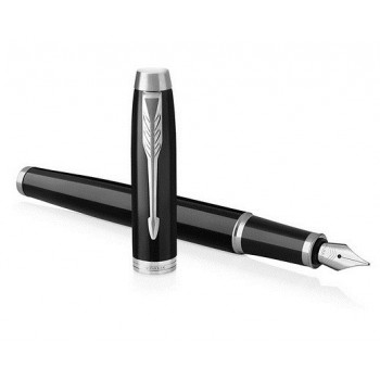 Parker IM fountain pen Cartridge filling system Black, Chrome 1 pc(s)