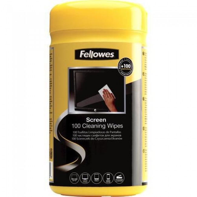 CLEANING WIPES 100PCS 9970330 FELLOWES