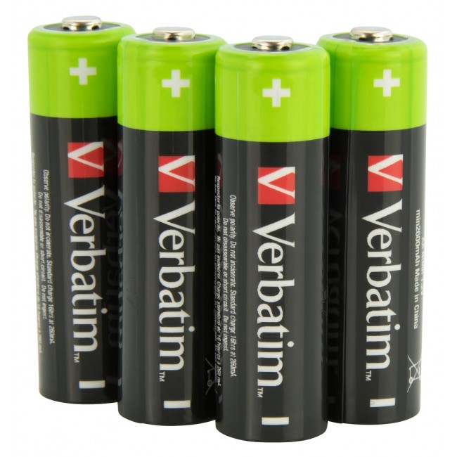 Verbatim 49517 household battery Rechargeable battery AA Nickel-Metal Hydride (NiMH)