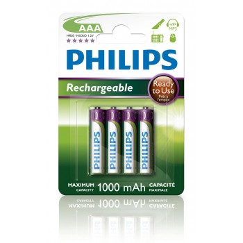 Philips Rechargeables Battery R03B4RTU10/10