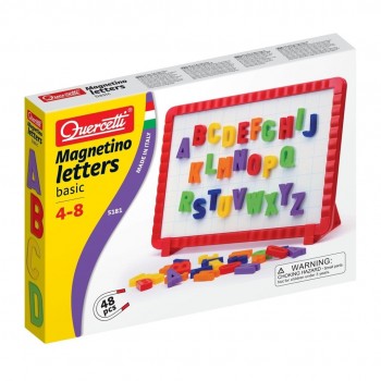 QUERCETTI MAGNETINO LETTERS BASIC 5181 MAGNETIC BOARD + LARGE LETTERS 48 ELEMENTS