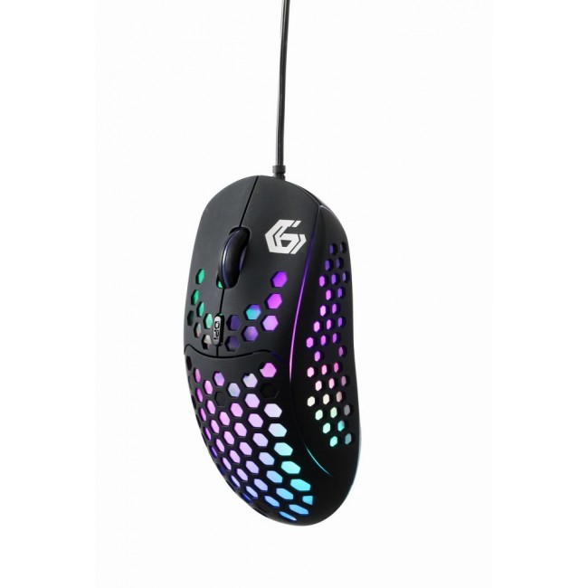 Gembird MUSG-RAGNAR-RX400 USB gaming RGB backlighted mouse, 6 buttons, 7200 DPI