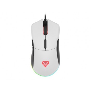 Natec GENESIS Krypton 290 Wired gaming mouse 6400 DPI RGB White