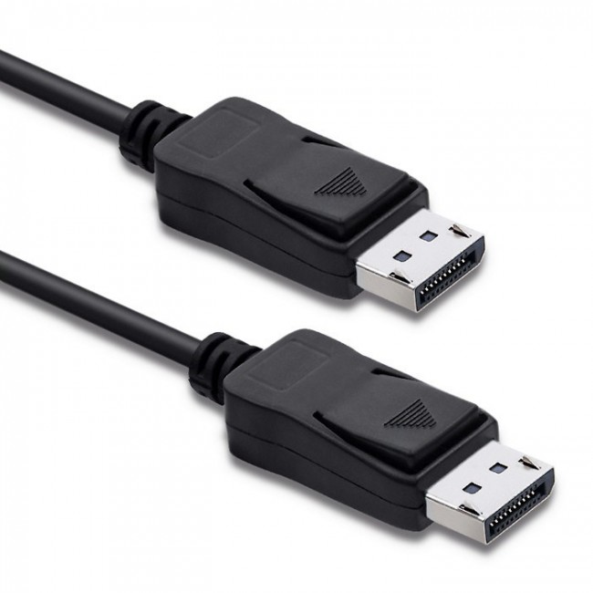 Qoltec DP v1.1 M / DP v1.1 M 1.0m DisplayPort Black
