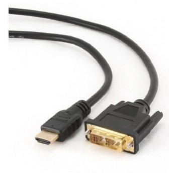 Gembird 7.5m, HDMI/DVI, M/M DVI-D Black