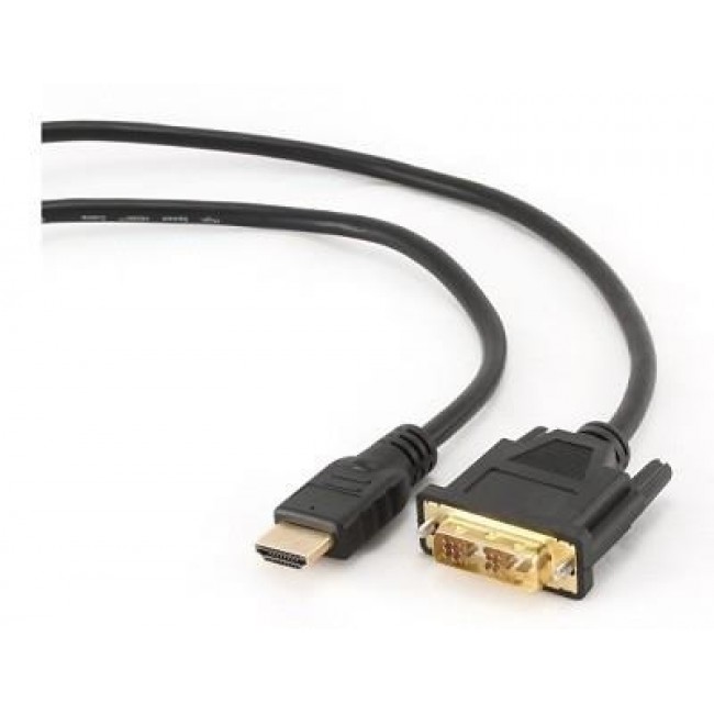 Gembird 7.5m, HDMI/DVI, M/M DVI-D Black