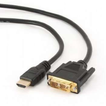 Gembird CC-HDMI-DVI-0.5M video cable adapter Black