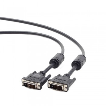 Gembird DVI-D/DVI-D 3m DVI cable Black