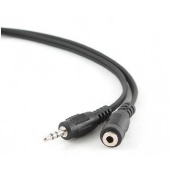 Gembird 1.5 m, 3.5mm/3.5mm, M/F audio cable Black