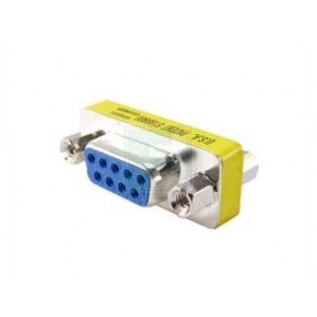 Digitus AB 411 cable gender changer D-Sub 9 Blue, Stainless steel, Yellow
