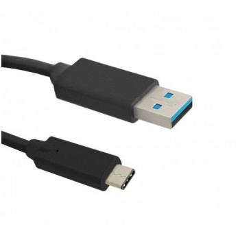 Qoltec 1.8m USB 3.1 C / USB 3.0 A USB cable USB 3.2 Gen 1 (3.1 Gen 1) USB C USB A Black