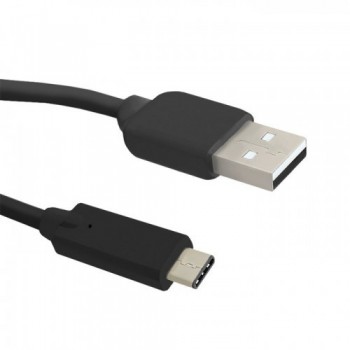 Qoltec 50484 USB cable 1.8 m USB 2.0 USB A USB C Black