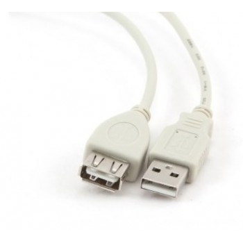 Gembird CC-USB2-AMAF-75CM/300 USB cable 0.75 m USB 2.0 USB A White