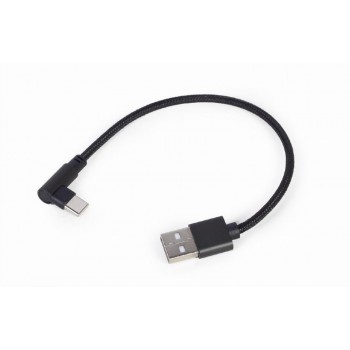 Gembird CC-USB2-AMCML-0.2M USB cable USB 2.0 USB A USB C Black