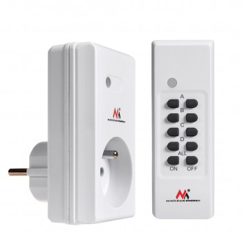 Maclean MCE15 Remote Control Switch Socket with batteries - EU plug