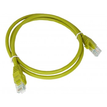 A-LAN KKU6AZOL1.0 networking cable Yellow 1 m Cat6a U/UTP (UTP)