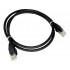 AVIZIO KKU6CZA0.5 networking cable Black 0.5 m Cat6 U/UTP (UTP)