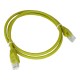 AVIZIO KKU6AZOL0.25 networking cable Yellow 0.25 m Cat6a U/UTP (UTP)