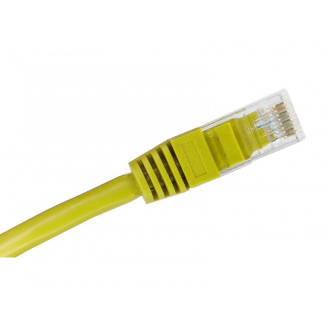 AVIZIO KKU6AZOL0.5 networking cable Yellow 0.5 m Cat6a U/UTP (UTP)