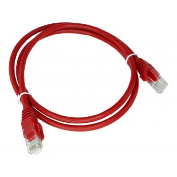 A-LAN KKU6ACZE1.0 networking cable Red 1 m Cat6a U/UTP (UTP)