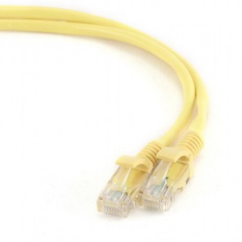 Gembird PP12-1M/Y networking cable Yellow Cat5e U/UTP (UTP)