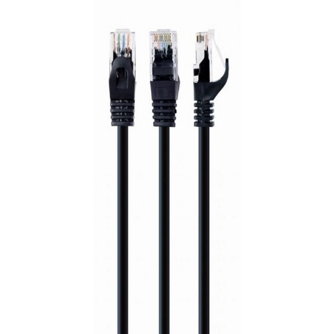 Gembird PP6U-0.5M networking cable Black Cat6 U/UTP (UTP)