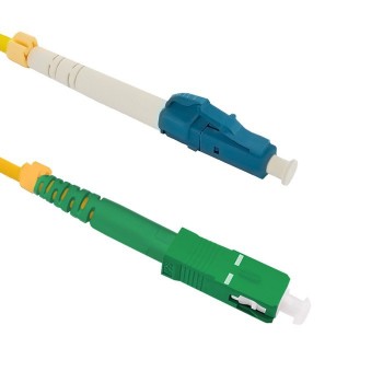Qoltec 54331 fibre optic cable 1 m LC SC Yellow