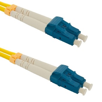 Qoltec 54015 fibre optic cable 2 m LC Yellow