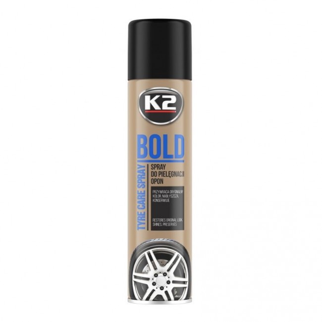 K2 BOLD 600ml - preparation for shining and maintenance of tyres