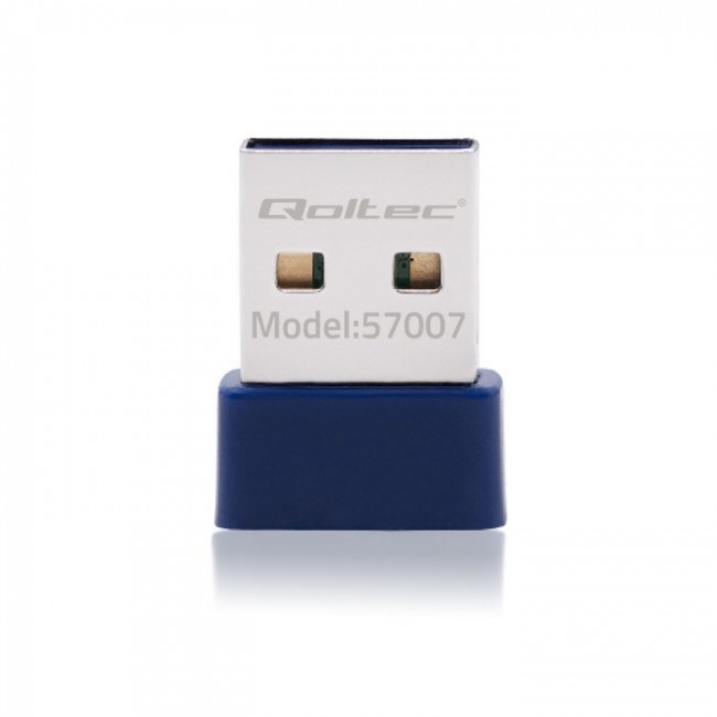 Qoltec 57007 Wireless Mini Bluetooth USB WiFi Adapter