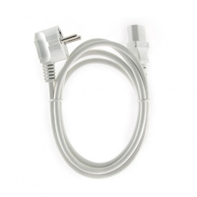 Gembird PC-186W-VDE power cable White 1.8 m CEE7/4