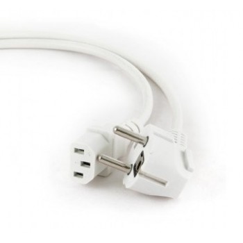 Gembird PC-186W-VDE power cable White 1.8 m CEE7/4