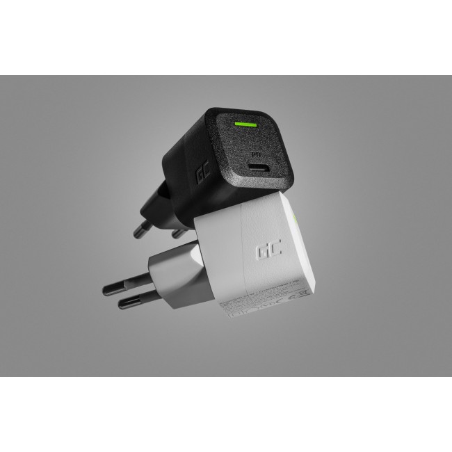 USB Charger Green Cell PowerGaN 33 W PD 3.0 QC 3.0 1x USB-C white