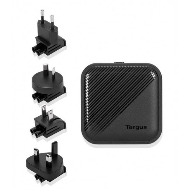 Targus APA803GL mobile device charger Universal Black AC Fast charging Indoor